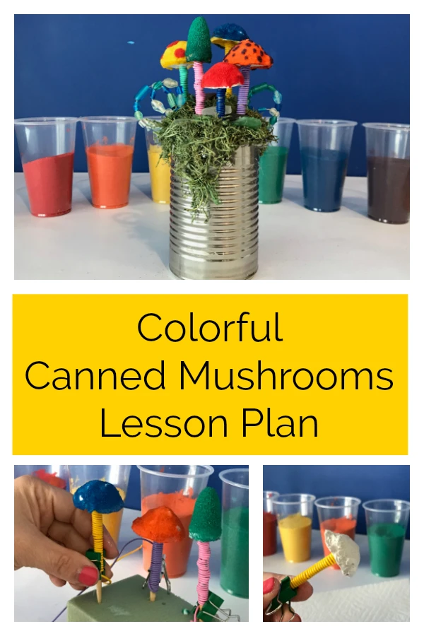 Click to see this free lesson plan that teaches students how to create beautiful micro-sculptures with every day items!  It also introduces them to casting and color theory.  #lessonplan #artlessonplan #artteacher